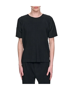 Short-Sleeves Ribbed T-Shirt
