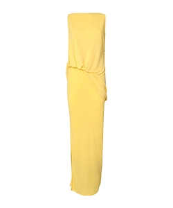 La Robe Peplo Longue Draped Long Dress