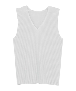V-Neck Pleated Top