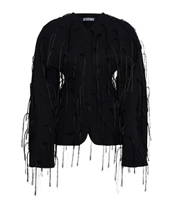 La Veste Ovalo Collarless Jacket