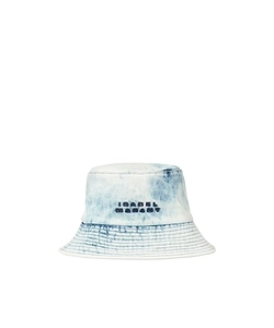 Isabel Marant Logo Embroidered Denim Bucket Hat