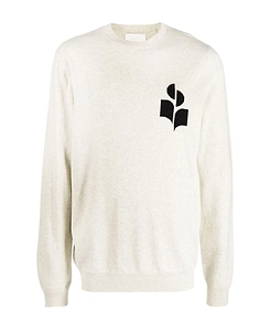 Isabel Marant Logo Intarsia Crewneck Knitted Jumper