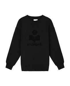 Isabel Marant Logo Intarsia-Knit Crewneck Jumper