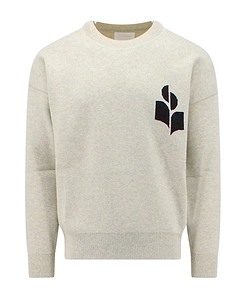 Isabel Marant Logo Intarsia Knitted Crewneck Jumper