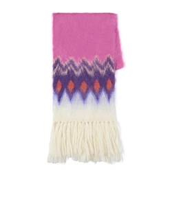 Isabel Marant Pattern Detailed Fringed Scarf