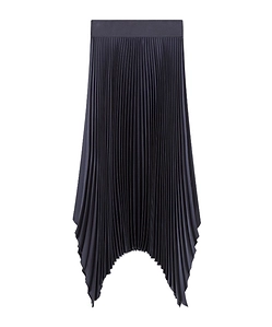 Ade Knit Weave Plissé Skirt