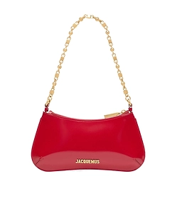 Logo-Plaque Chain-Link Shoulder Bag