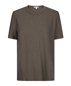 James Perse Oversized Crepe Jersey T-Shirt