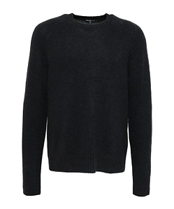 Lightweight Textured Cashmere Crew
