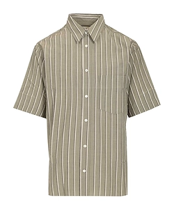 Isabel Marant Labilio Striped Short-Sleeve Shirt