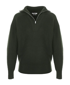 Logo-Patch Zip-Up Jumper