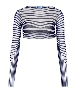 Jean Paul Gaultier Re-Edition Body Morphing Crop Top