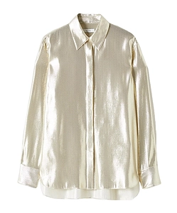 Joseph Metallic Long Sleeve Top