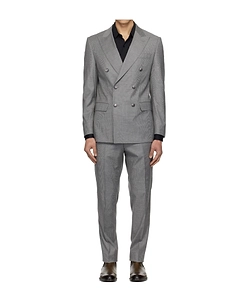 Houndstooth Long-Sleeved Suit