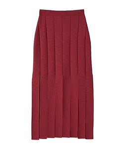 Lagny Slit-Detail Midi Skirt