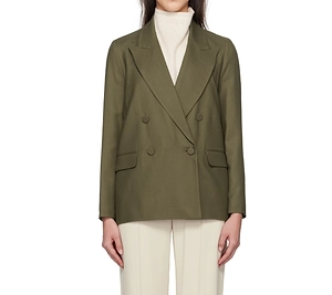 Plaid Fabric Suit Jacket