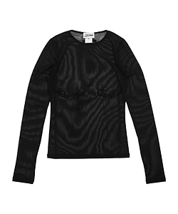 Sheer Stretch Tulle T-Shirt