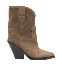 Pointed-Toe Ankle Boots