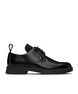 Hugo Logo Embossed Lace-Up Derby Shoes