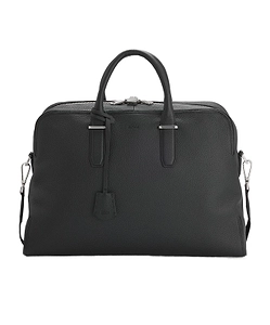 Leather Top-Handle Holdall