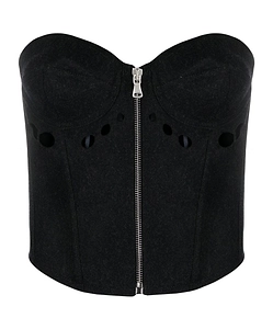 Strap Zipper Vest