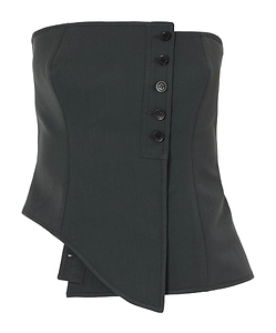 Jean Paul Gaultier Asymmetric Strapless Bustier