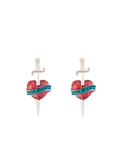 The Heart Stud Earrings