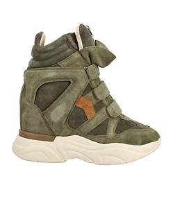 Isabel Marant Balskee Velcro High-Top Sneakers