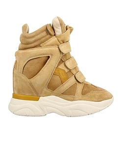 Isabel Marant Balskee Velcro High-Top Sneakers