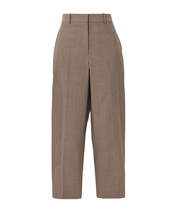 Trina Wool Straight-Leg Pants
