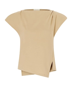 Isabel Marant Cap-Sleeve Asymmetric T-Shirt