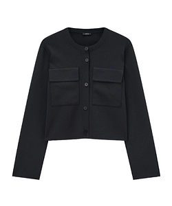 Viscose Knit Stretch Cardigan Jacket