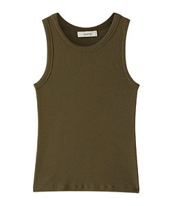 Yeux Cotton Rib Vest