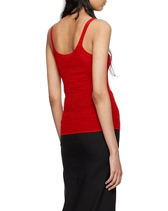 Scoop-Neck Sleeveless Top