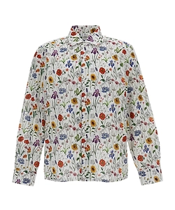 Junya Watanabe Man Floral-Printed Buttoned Shirt