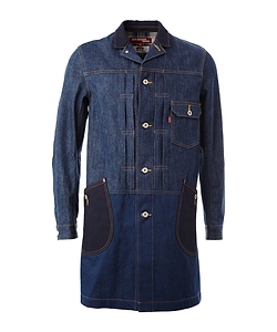 Patch Pocket Denim Coat