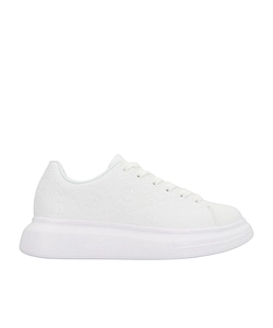 Just Cavalli Logo Embossed Low-Top Sneakers