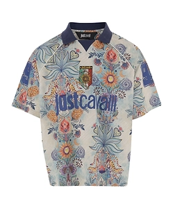 Just Cavalli Graphic Logo Polo Shirt