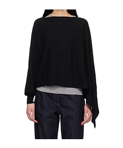 Cape-Style Single-Sleeve Knitwear