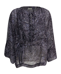 Isabel Marant Tekia Printed Drawstring Blouse