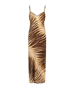 Just Cavalli Tropical Print Long Dress