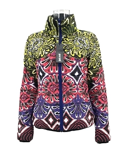 Printed Long-Sleeved Casual Jacket