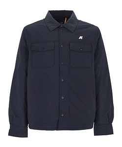 K-Way Logo Patch Press-Stud Jacket
