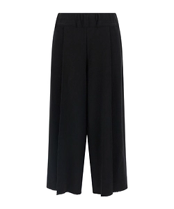 Issey Miyake Campagne Cropped Wide-Leg Pants