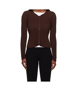 Button-Down Long-Sleeved Knitwear