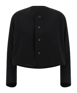Issey Miyake Campagne Buttoned Cardigan