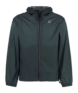 K-Way Cleon Logo Patch Hooded Jacket