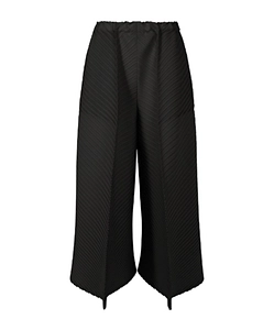 Issey Miyake Plaster Pleats Solid Pants