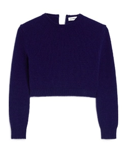 Jil Sander Cropped Crew-Neck Knitted Jumper