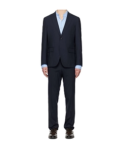 Long-Sleeved Wool Blend Suit